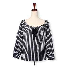 NWT J. Crew Off The Shoulder Striped Top